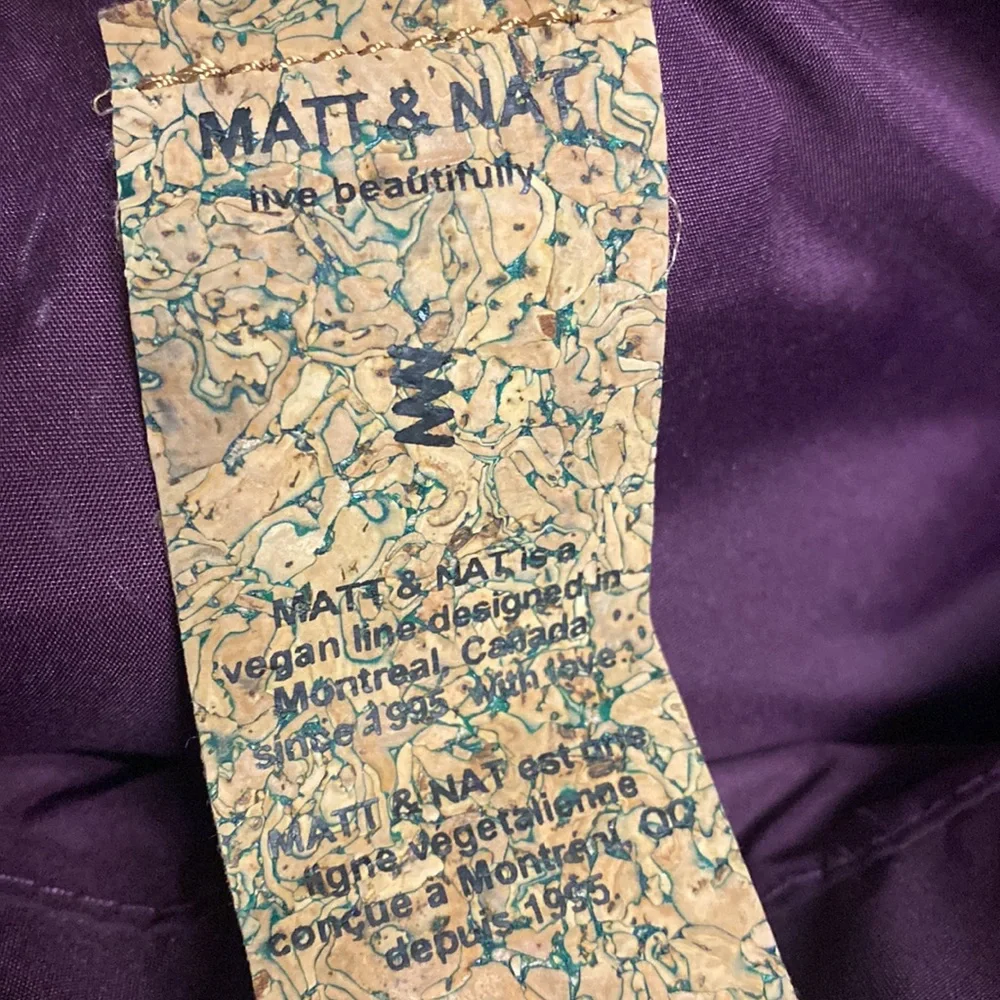 Matt & Nat Laptop Bag Grey Vegan Purse Large